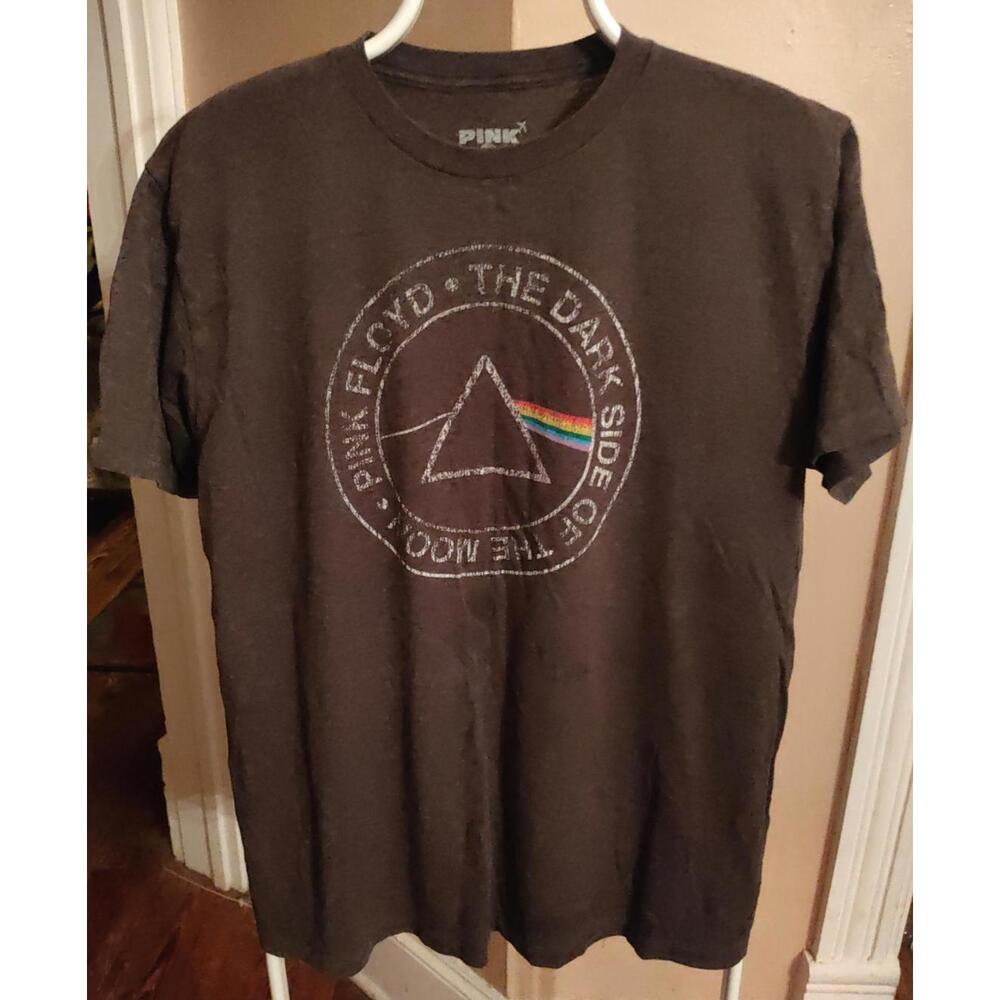 Pink Floyd official Dark side - faded look rock tee - L -